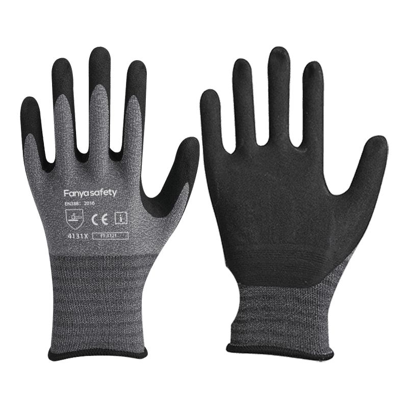 15G nylon/spandex vuori hiekkanitriilipinnoitteella