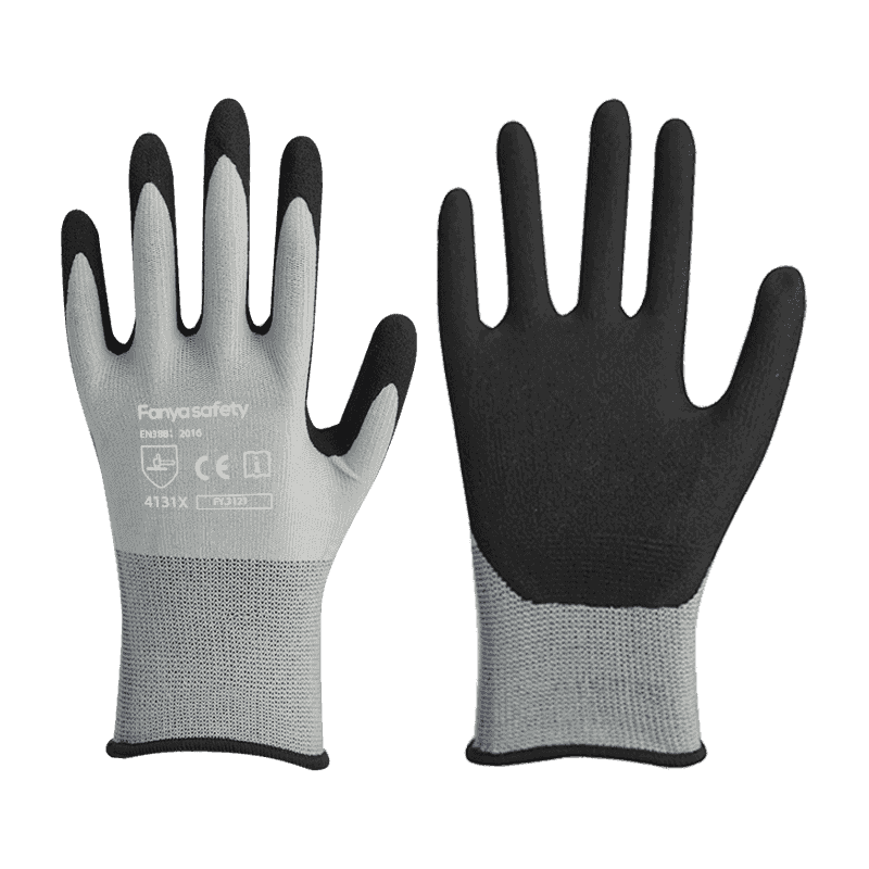 15G nylon/spandex vuori hiekkanitriilipinnoitteella