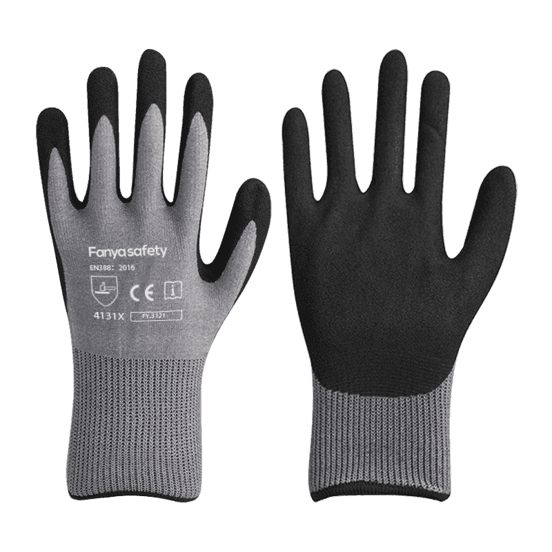 15G nylon/spandex vuori hiekkanitriilipinnoitteella