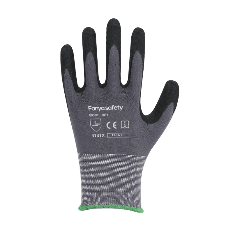 15G nylon/spandex vuori hiekkanitriilipinnoitteella