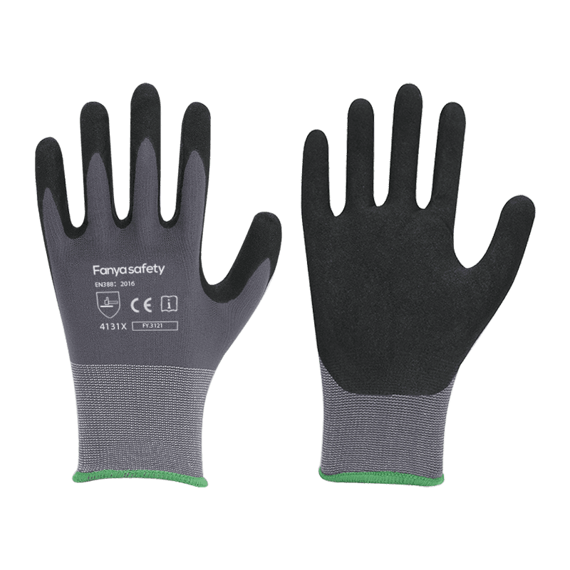 15G nylon/spandex vuori hiekkanitriilipinnoitteella