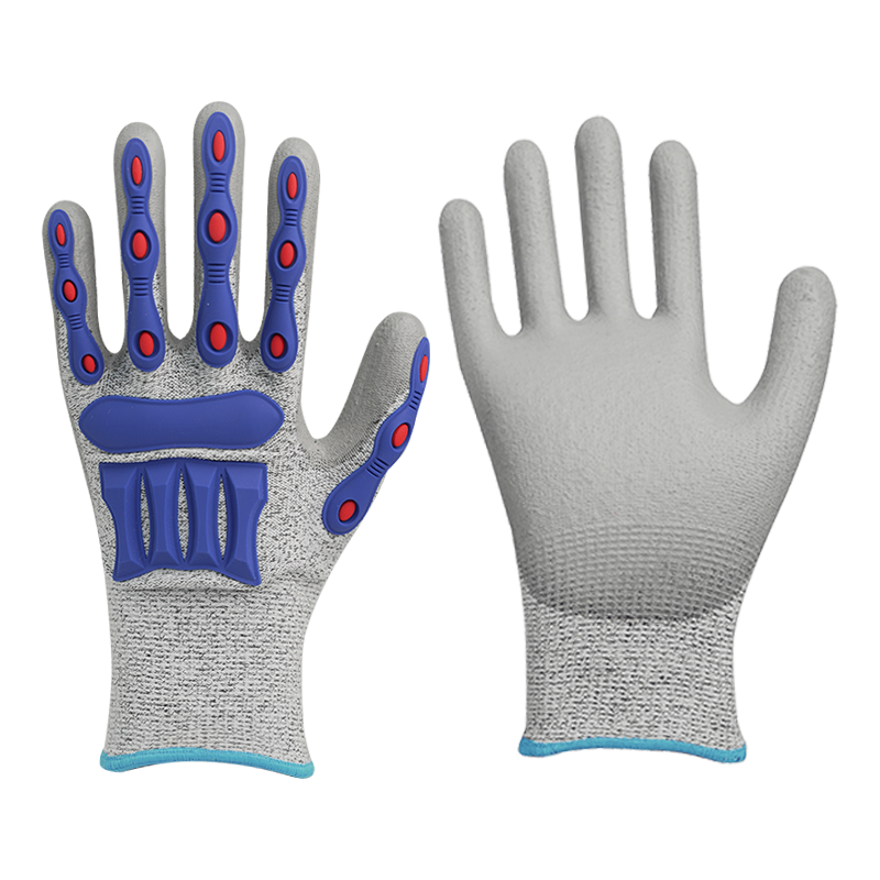 13G HPPE/lasikuituvuori pu-pinnoitteella, ompelu PVC takana